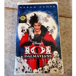Disney's 101 Dalmatians Live Action VHS 1997 Glenn Close SEALED Original Vintage
